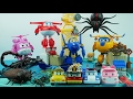Let's Go Super Wings, Robocar POLI and Terry Port Harbor Under Attack by Monster Bugs 슈퍼윙스 테리를 구해줘