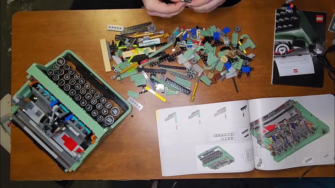 Lego Typewriter Build Timelapse YouTube