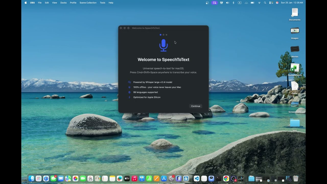 Offline AI Speech-to-Text on macOS (No Cloud, 99 Languages)