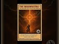 What Is The Deadliest Weapon From Mahabharata?🕉️#shorts #sanatandharma #mahabharata #hindumythology