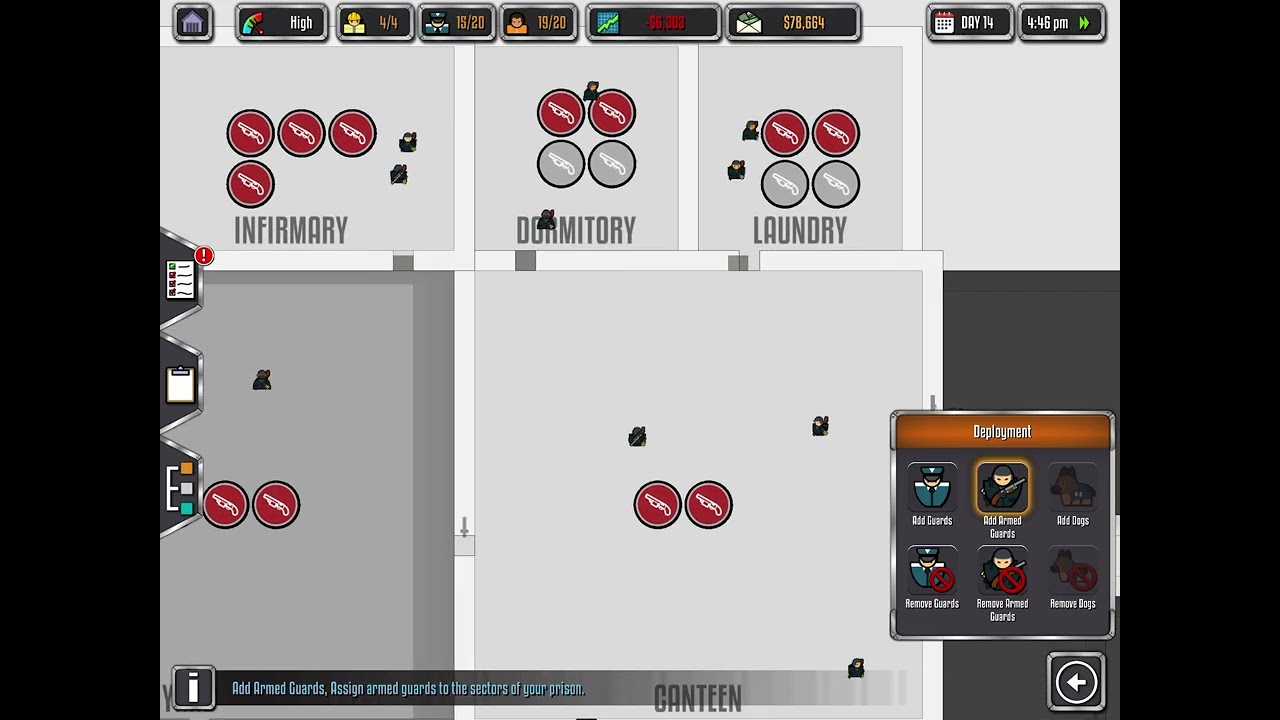 Prison Architect Not enough Armed Guards