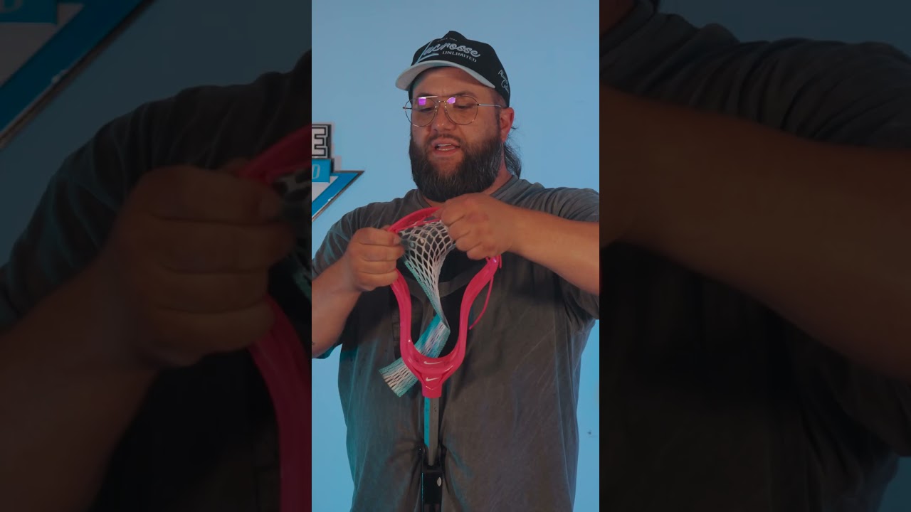 Stringing a top string on the Nike L4
