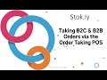 Creating sales orders via B2C & B2B POS