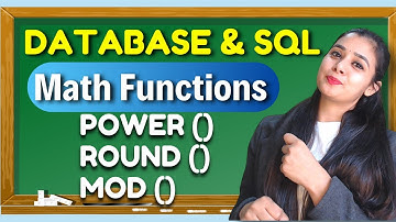 Database & SQL | Math functions: POWER (), ROUND (), MOD () | Class 12 IP #class12ip #sql #mysql