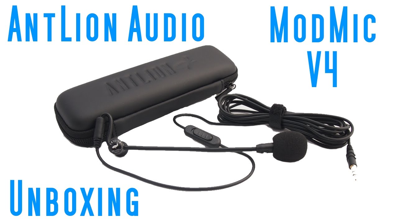 AntLion ModMic V4 Unboxing ModMic V4 Headsetmikrofon German