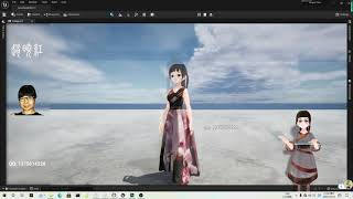 Testing Cloth Real Time Simulation using 3D draper plugin by triMirror in UE5 screenshot 2