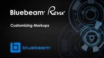 Bluebeam Revu  Customizing Markups - TAVCO