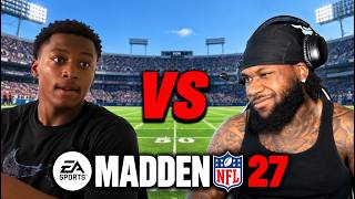 TRASH TALKER HUMBLED… LaDerrickJrr vs Trash Talker Full Game 1 & 2 | Madden 27