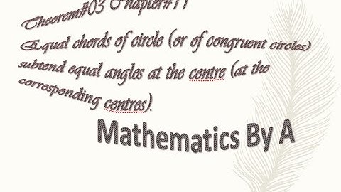 Theorem 11.3 | class 10 | Fbise | Punjab board | KPK board |Sin. and Bal. board | Mathematics by A