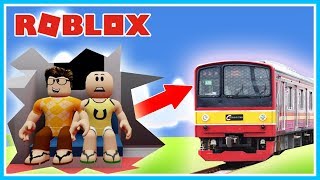 UPIN EHSAN NAIK KERETA KRL!! (TRAIN STORY) - ROBLOX UPIN IPIN