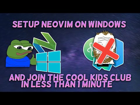 Install NeoVIM on windows the easy wayyyy