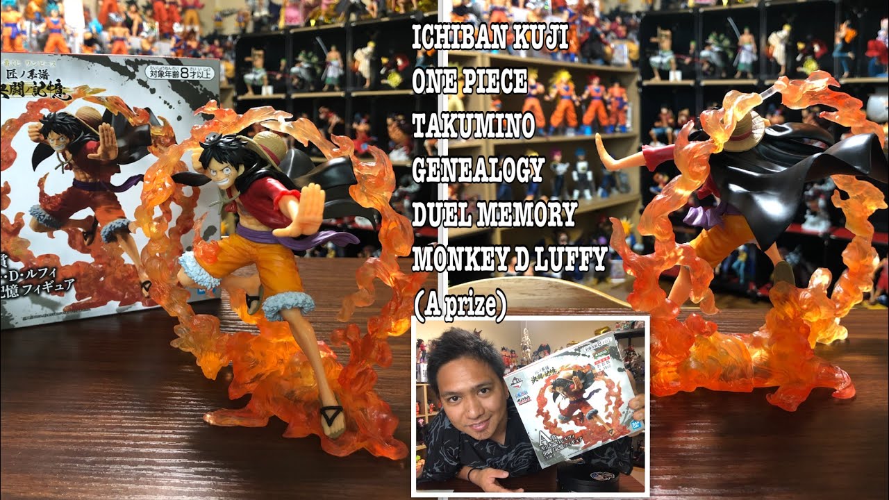 Unboxing MONKEY D LUFFY ICHIBAN KUJI ONEPIECE TAKUMINO GENEALOGY DUEL MEMORY (A prize)