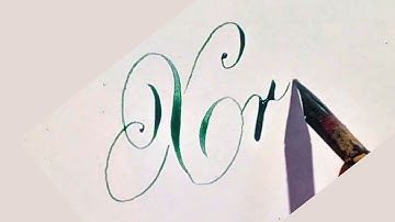 Copperplate Script Calligraphy Tutorial | Elegant Writing by Kaatib M Abubakkar