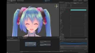 MMDモデルの表情をUnityのMecanimでブレンド