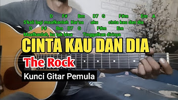 Kunci Gitar CINTA KAU DAN DIA - The Rock | Mudah dan Lengkap