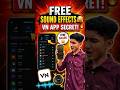 Mini Vlog Ke Liye Best FREE Sound Effects 🔥 | VN App Trick #vn #vncode #shorts #vlog #trending