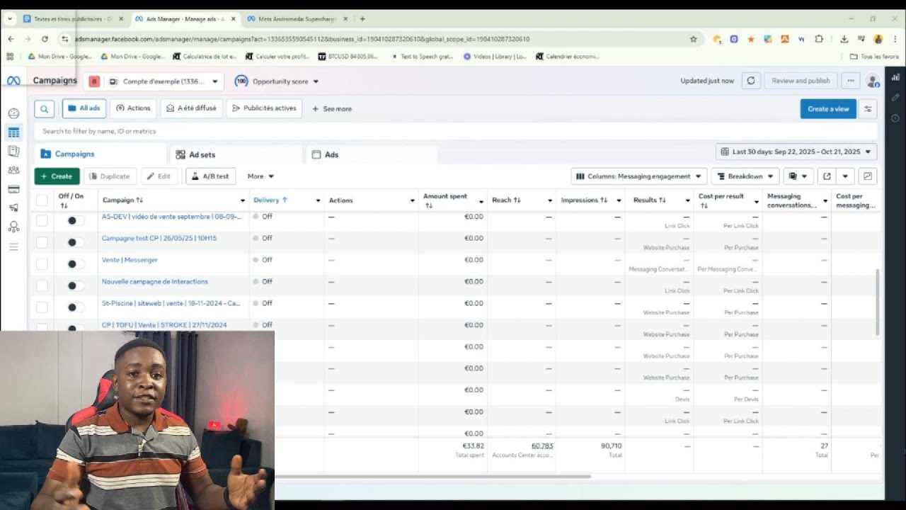 Je crée une campagne Facebook complète adaptée à Andromeda (étape par étape)