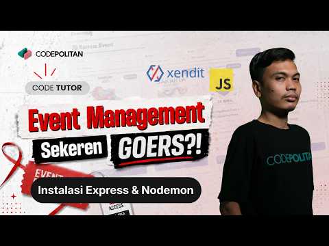 EP 24 | Express.js Project Configuration | Tutorial on Creating an Event Management Website with ...