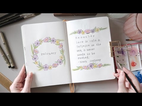 Easy Pastel Bullet Journal with Stickers for March — Erin Smith - Bullet  Journal & Stationery