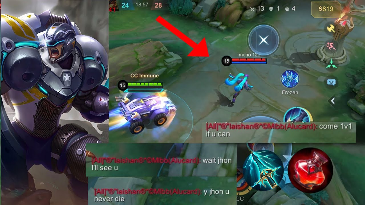 Global Johnson Prank in Solo Rank 🤣 MLBB 