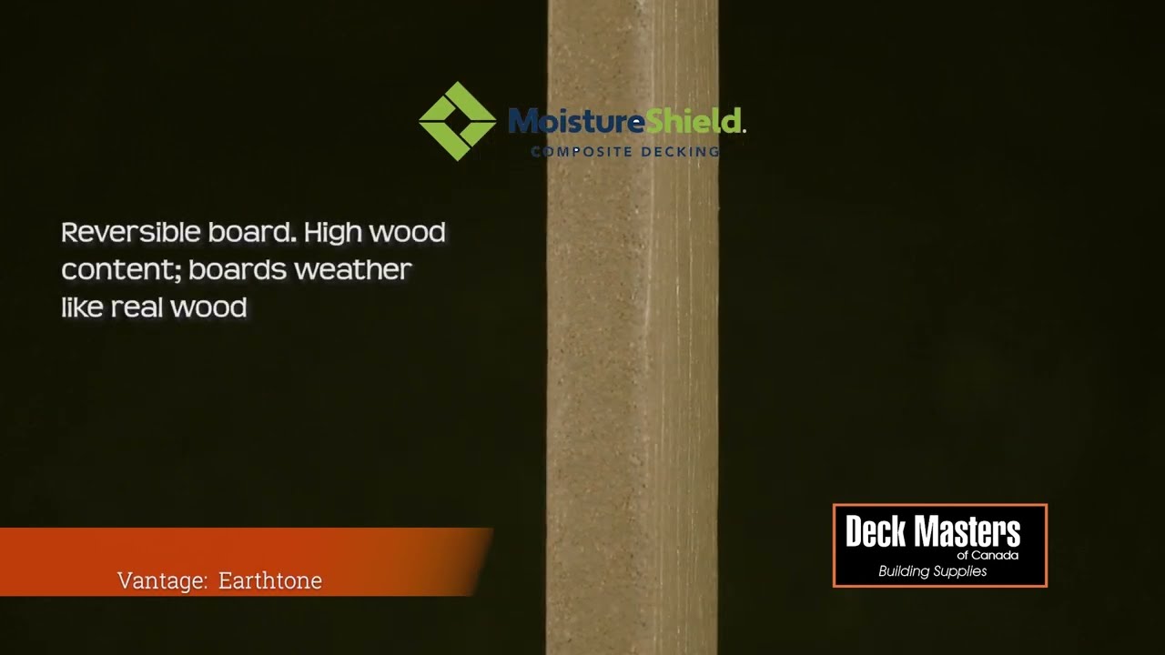 MoistureShield Composite Decking, Vantage Collection, Earthtone - Deck Masters of Canada
