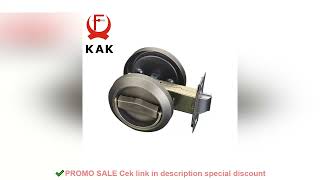 KAK Hidden Door Locks Stainless Steel Handle Recessed Cabinet Invisible Pull Mechanical Outdoor Lock