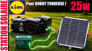 le pire produit LIDL 2026 ? Station de recharge solaire sans fil PARKSIDE tondeuse robot PASLM 25
