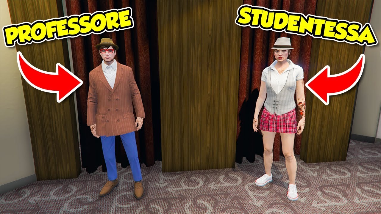 Gta 5 ITA - OUTFIT per il ritorno a SCUOLA - Gara di vestiti giochi uniti