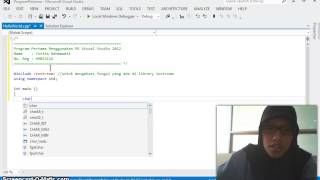 Tutorial Visual Studio 2012 with C++ : Hello World