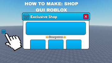 How to make a opening SHOP GUI in Roblox Studio #1 Roblox Tutorials