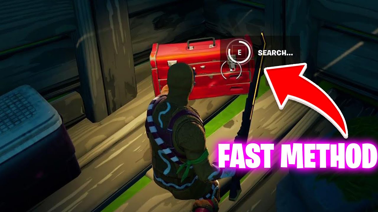 Search containers coolers fridges or tool boxes in Wildlands Survival Fortnite YouTube