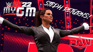 The Beginning | Steph returns to Monday Night Raw! | WWE 2K22 My GM | EP. 1