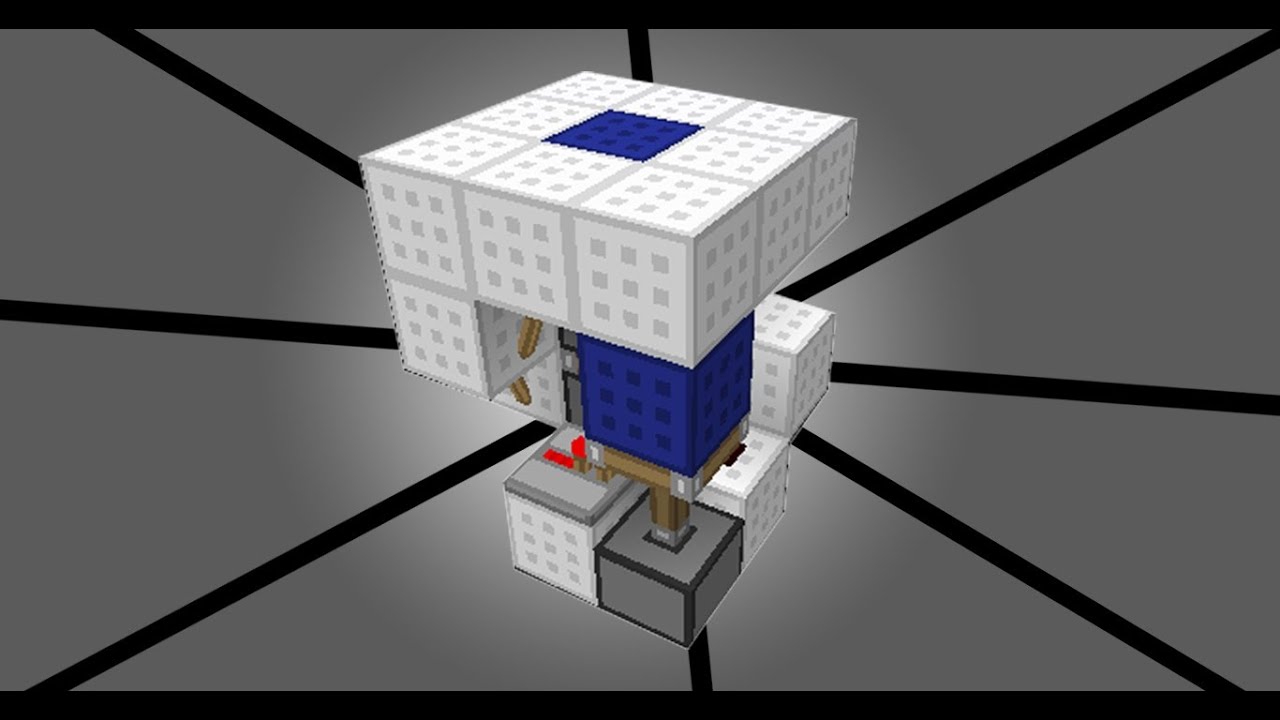 Extremely small double piston extender Redstone with Fenno YouTube