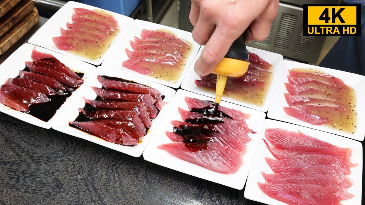 かつおの町には絶品グルメがありました！行列のできるお店の鰹料理が出来るまでを大公開。かつおめし、日南一本釣りカツオ炙り重、初かつおの刺身、タタキ！