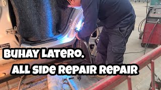 Car/Auto body repair? Watch & learn tutorial tips. Repair fender,panel,Runningboard 2 door.