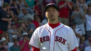 MIN@BOS: Tazawa strikes out Buxton to strand two