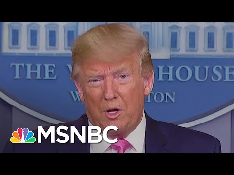 President Trump Contradicts Health Officials on Coronavirus Response | Andrea Mitchell | MSNBC