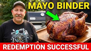 Mayo Binder Chicken redemption weber searwood