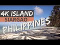 4K TROPICAL Island Beach | Relaxing Beach and Ocean Sounds | Siargao Philippines
