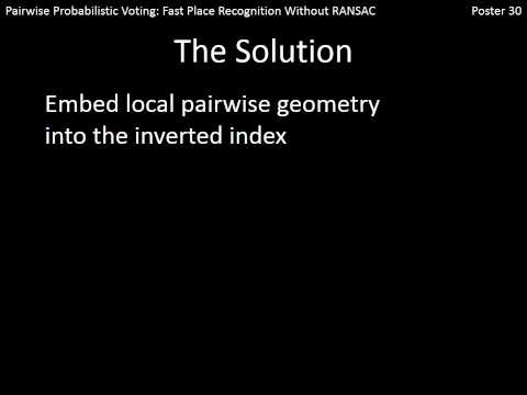 Pairwise Probabilistic Voting: Instance Recognition without RANSAC