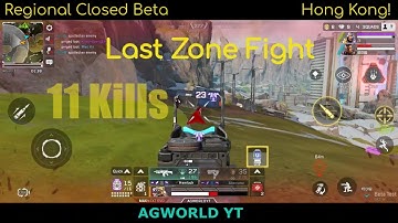 Last Zone Fights in Apex Legends Mobile Closed Beta Test Hong Kong | POCOM3 |