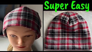 How To Make A Winter Hat Under 10 Minutes/ Easy & Quick Sewing Tutorial For Beginners/ Make To Sell