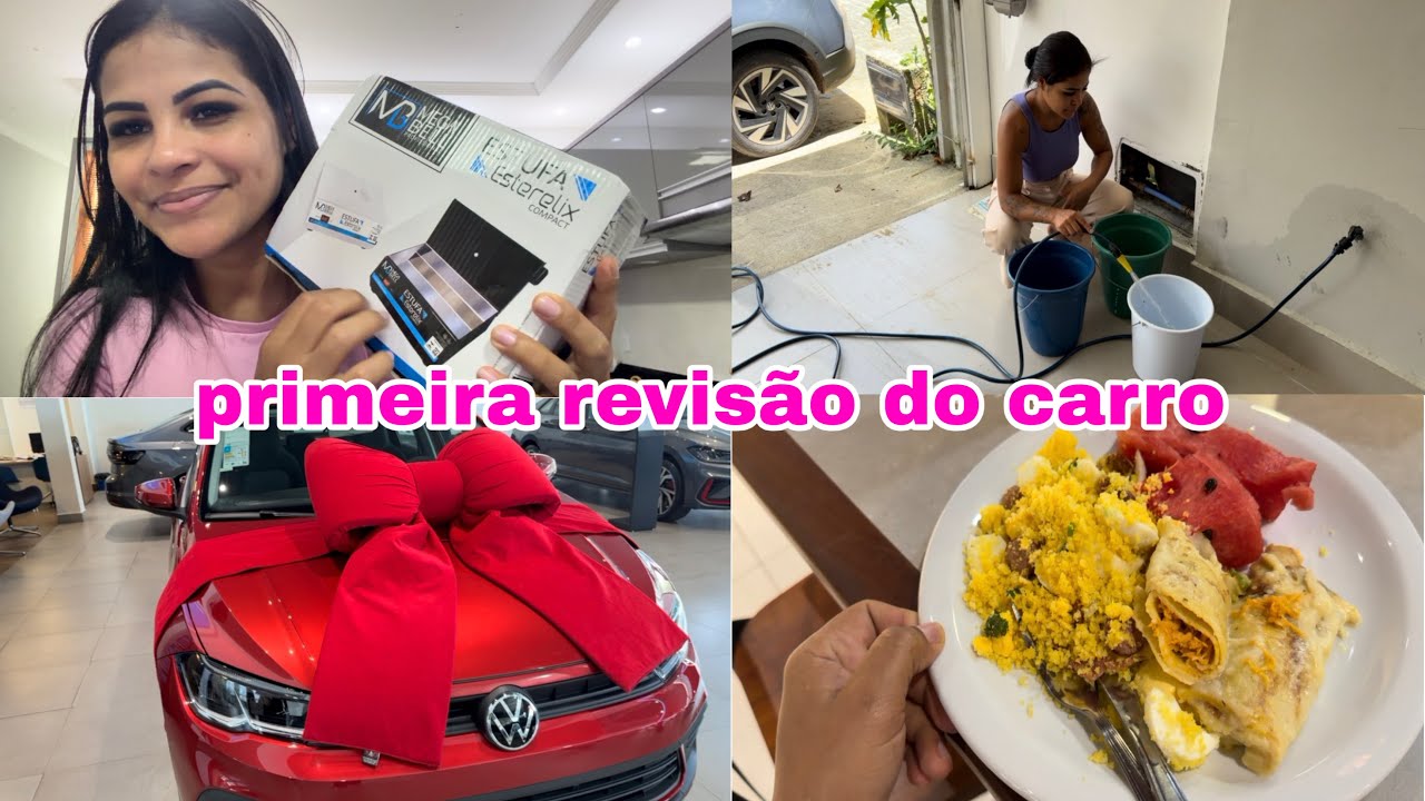 CHEGOU MAIS COISA PARA O SALÃO 😍 FUI FAZER A PRIMEIRA REVISÃO DO CARRO //  AJUDEI A CÁTIA NA FAXINA