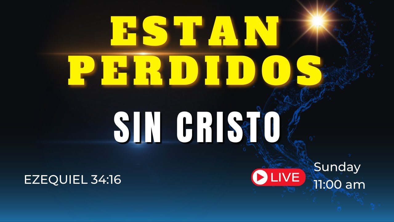 ESTAN PERDIDOS SIN CRIST0