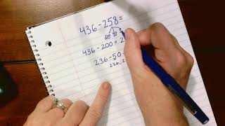 subtraction decomposing one number