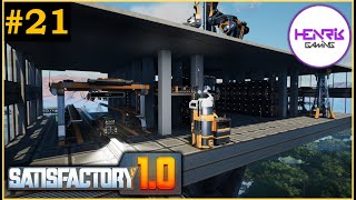 ZENTRALLAGER für unser HAUPTQUARTIER! - Let's Play Satisfactory 1.0 Folge 21