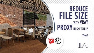 REDUCE FILE SIZE WITH VRAY PROXY!
