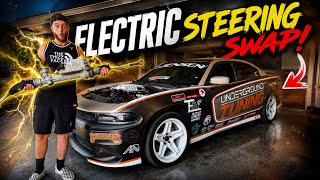 Converting My Built Hellcat To Electric Power Steering!!