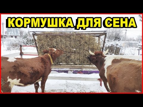 Кормушки для коров в домашних условиях