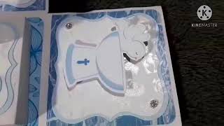 Explosion Box Baptismal/Birthday Invitation